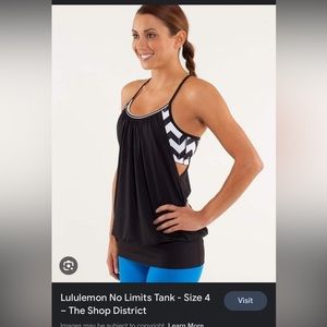 Lululemon No Limits Racerback Tank